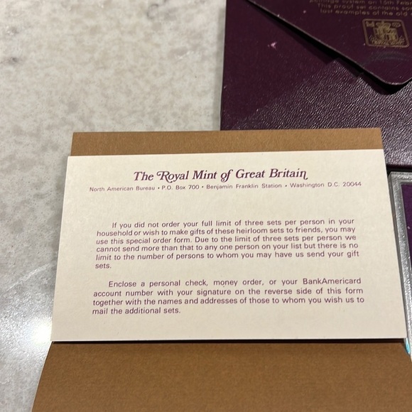 1970 - 8 Coin Proof Set Coinage of Great Britain & Northern Ireland - Picture 5 of 6